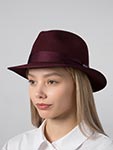 Шляпа STETSON арт. 2628205 TRAVELLER FURFELT (бордовый)